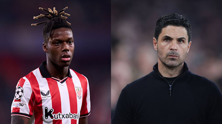 Nico Williams (left) and Mikel Arteta’s Arsenal headline the gossip.