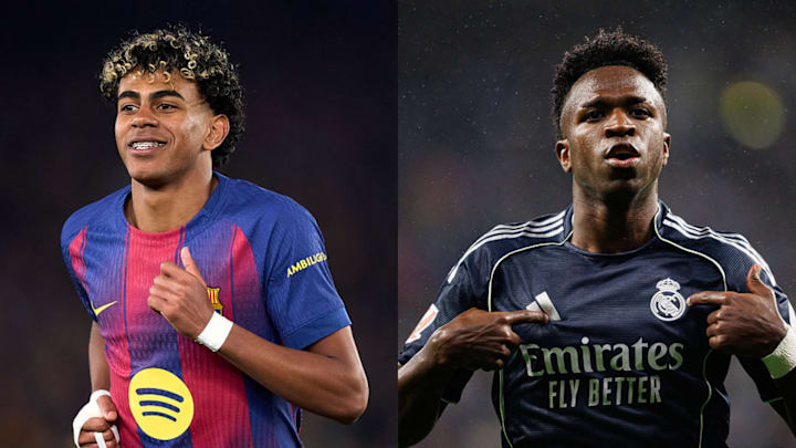 Lamine Yamal (left) and Vinicius Junior are two of El Clásico’s biggest names.