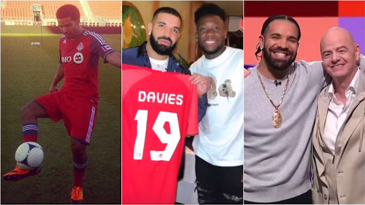 Drake has been involved in soccer in several ways. 