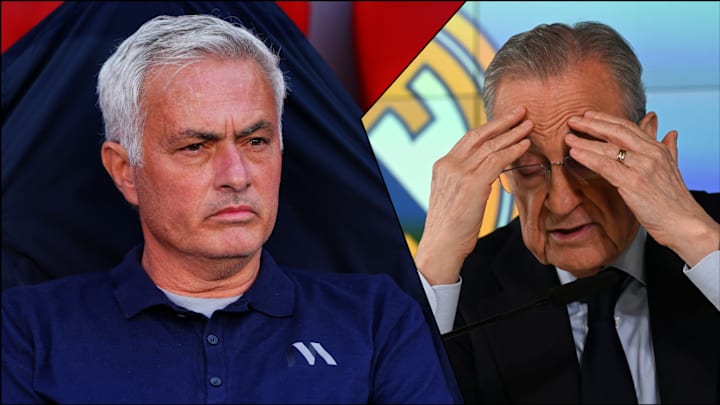 José Mourinho’s close personal relationship with Florentino Pérez (right) could result in a spectacular reunion.