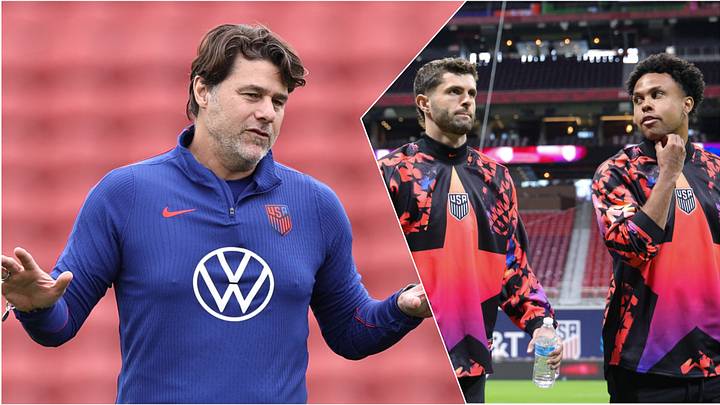 Mauricio Pochettino (centeR) will rely on both Christian Pulisic (center) and Weston McKennie (right) this summer. Mauricio Pochettino (centeR) will rely on both Christian Pulisic (center) and Weston McKennie (right) this summer.