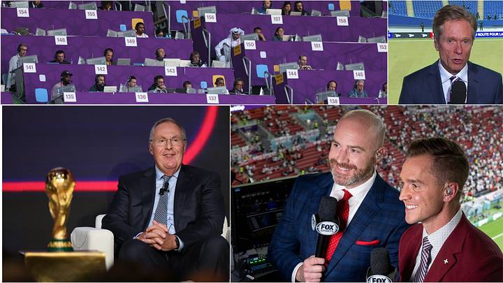 Andres Cantor (left) is preparing to call his second U.S. World Cup; Gerry Dobson (top right) retired too early, while John Strong (center) will voice the USMNT’s biggest moments. Andres Cantor (left) is preparing to call his second U.S. World Cup; Gerry Dobson (top right) retired too early, while John Strong (center) will voice the USMNT’s biggest moments.