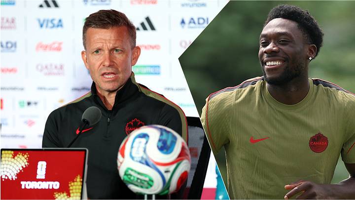 Jesse Marsch (left) confirmed that Alphonso Davies (right) will miss the opening match, but confirmed that Ismaël Koné and Moïse Bombito are ready to go. Jesse Marsch (left) confirmed that Alphonso Davies (right) will miss the opening match, but confirmed that Ismaël Koné and Moïse Bombito are ready to go.