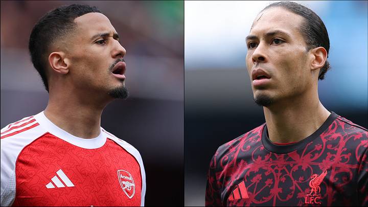 William Saliba (left) and Virgil van Dijk (right) headline the gossip.
