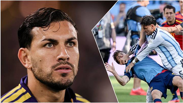 ดาวเตะอาร์เจนตินาโจมตีการตัดสินใจ "แปลกประหลาด" ของ FIFA ที่แบนเขาจากเหตุการณ์ทะเลาะวิวาทในฟุตบอลโลก