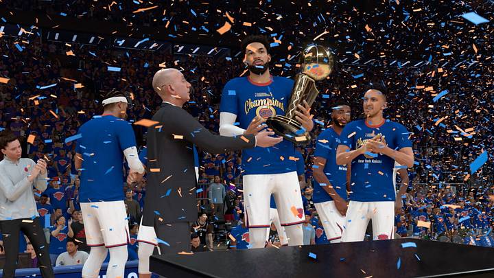 The Knicks won more championships than all but two teams in our simulations. The Knicks won more championships than all but two teams in our simulations.