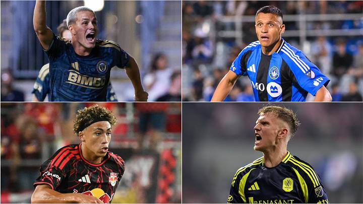 USMNT stars Cavan Sullivan (top left) and Julian Hall (bottom left) are back with their MLS clubs, while Alexis Sánchez (top right) and Sam Surridge (bottom right) bring the star power to Matchday 29. 