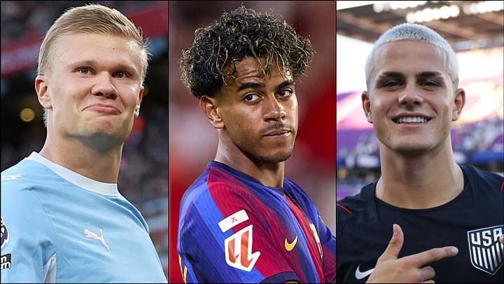 Erling Haaland (left), Lamine Yamal (center) and Cavan Sullivan headline the gossip.