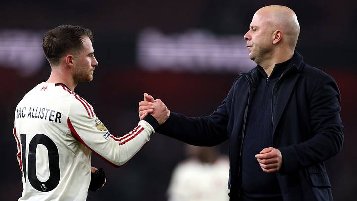 Alexis Mac Allister (left) won the Premier League with Arne Slot before enduring a noticeable dip in form under the same manager. Alexis Mac Allister (left) won the Premier League with Arne Slot before enduring a noticeable dip in form under the same manager.