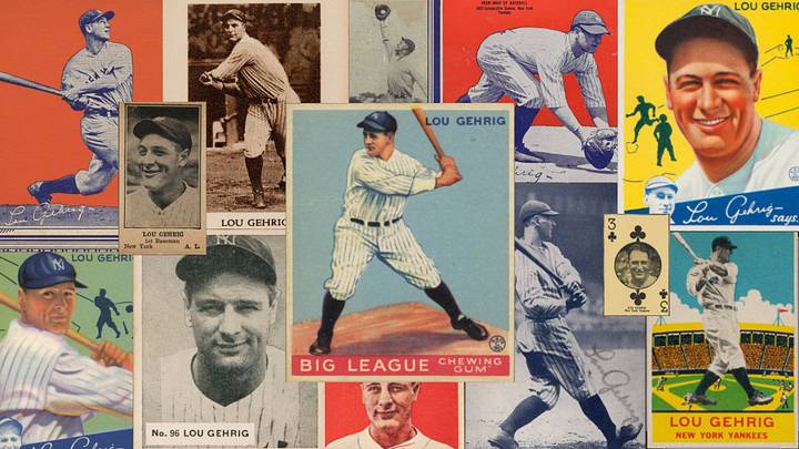 Collection of Lou Gehrig cards from the Iron Horse's playing years. Collection of Lou Gehrig cards from the Iron Horse's playing years.