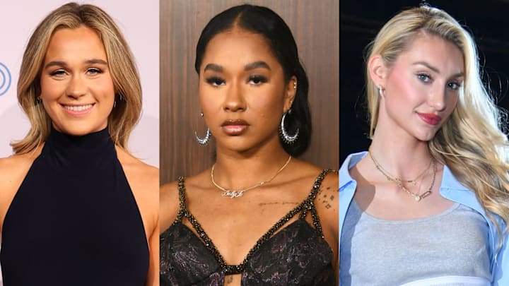 Ali Truwit, Jordan Chiles and Cameron Brink