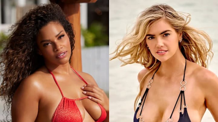 Kamie Crawford and Kate Upton Kamie Crawford and Kate Upton