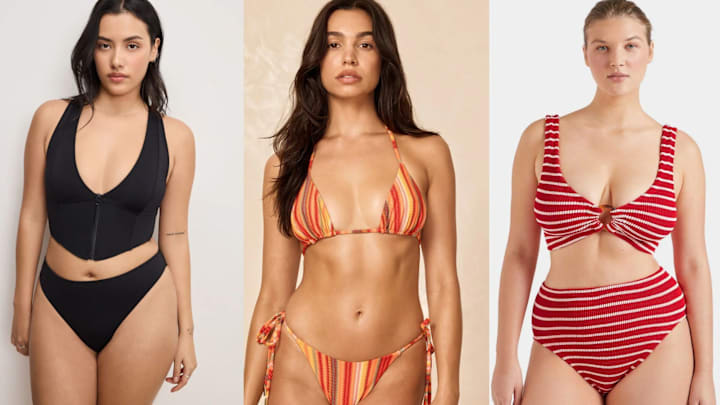 Good American, Monday Swimwear and Hunza G bikinis