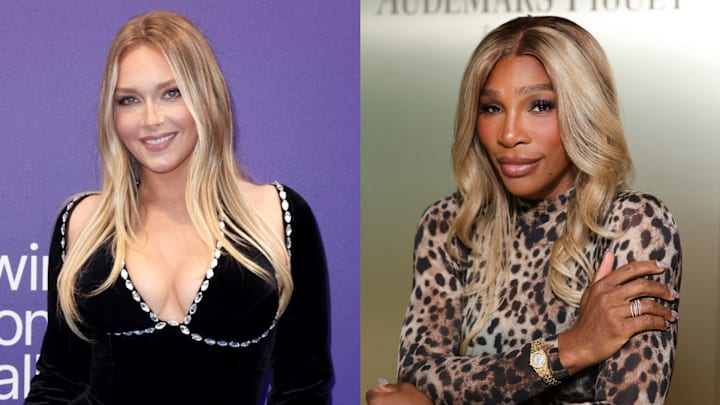 Camille Kostek and Serena Williams