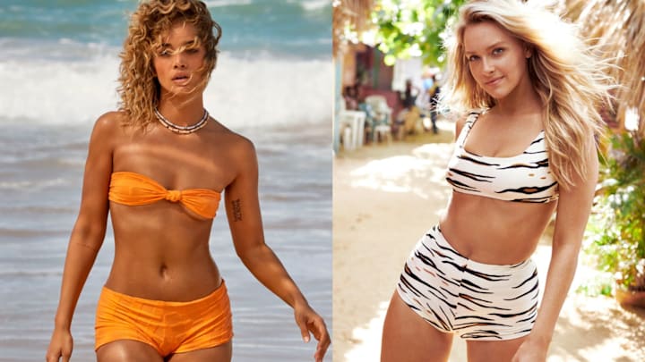 Jasmine Sanders and Camille Kostek