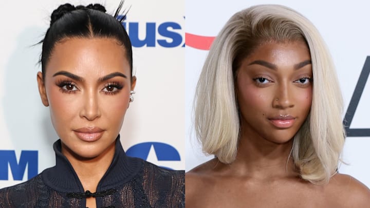 Kim Kardashian and Angel Reese