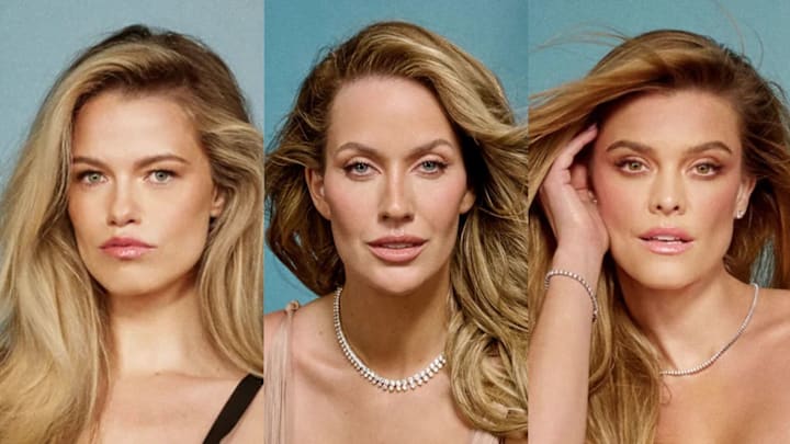 Hailey Clauson, Paige Spiranac and Nina Agdal were photographed bu Yu Tsai in Hollywood, Fla. 