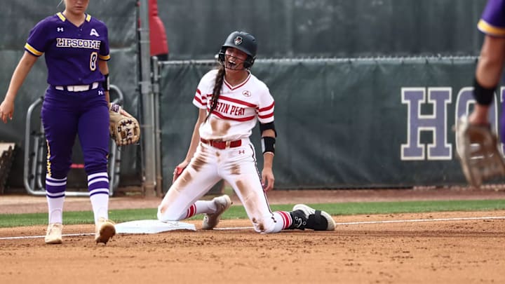 Austin Peay softball's Brie Howard hit for the first cycle in program history on May 1, 2025.