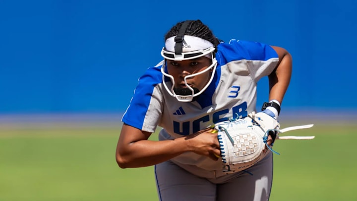 UC Santa Barbara's pitcher Malaya Johnson has been a workhorse in the circle during the Los Angeles Regional.