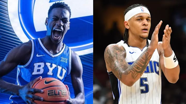 Top prospect and recent BYU commit AJ Dybantsa said the Orlando Magic's system is one that he could see himself potentially fitting in one day, expressing a desire to play alongside Paolo Banchero during an appearance on First Take. Top prospect and recent BYU commit AJ Dybantsa said the Orlando Magic's system is one that he could see himself potentially fitting in one day, expressing a desire to play alongside Paolo Banchero during an appearance on First Take.