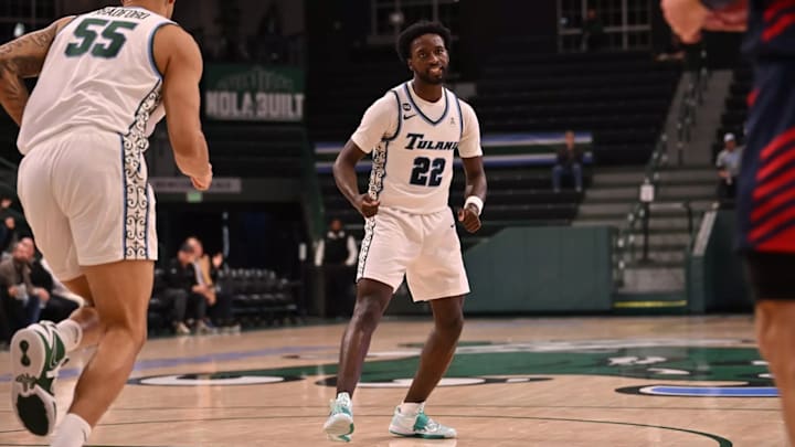 Tulane Senior Guard Asher Woods in Fogelman Arena