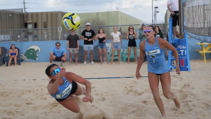 Tulane beach volleyball at Chanticleer Challenge