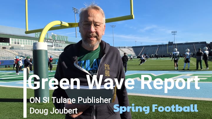 Spring Football Green Wave Report