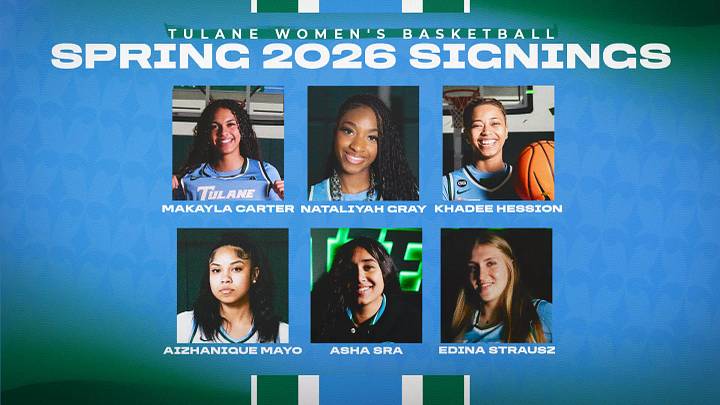 2026 Tulane Women Signees