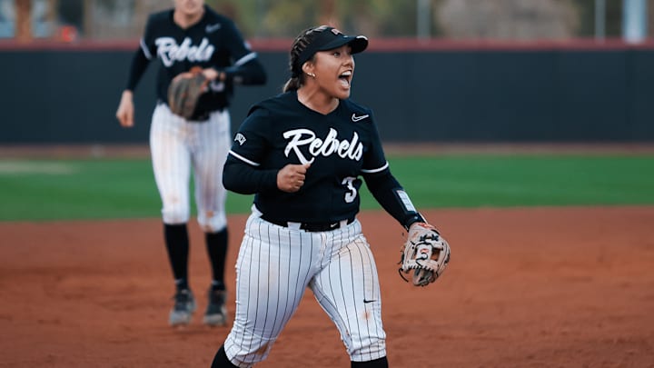 UNLV softball player Myna Becerra