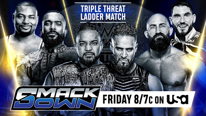 Triple Threat Tag Team Ladder Match Triple Threat Tag Team Ladder Match