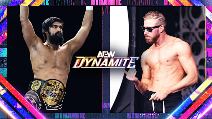 Orange Cassidy (right) faces Wheeler Yuta (left) on the Nov. 20 episode of AEW Dynamite.