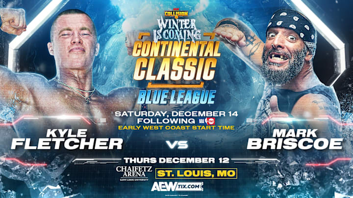 Kyle Fletcher and Mark Briscoe to meet in the Continental Classic on AEW Collision