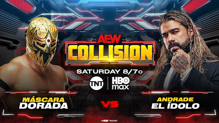 Before facing Bandido at AEW Revolution, Andrade El Ídolo will first have to go through Máscara Dorada on Collision.