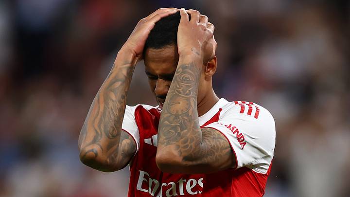 Gabriel missed the first penalty he has ever taken for Arsenal. Gabriel missed the first penalty he has ever taken for Arsenal.