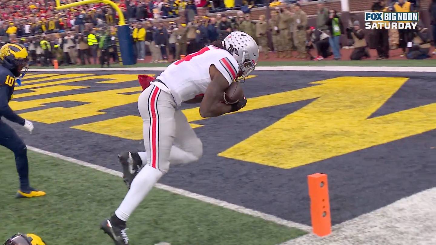 Ohio State WR Jeremiah Smith's Controversial Bobbled TD Catch Has