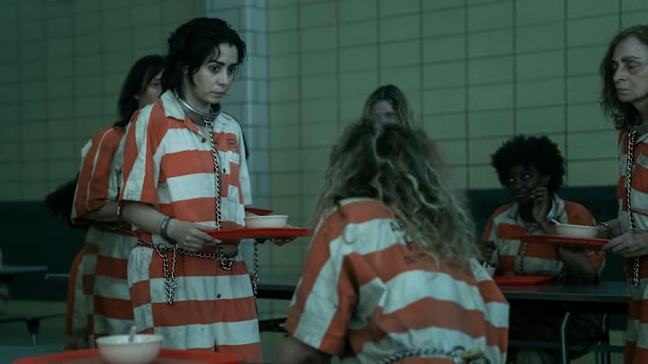Cristin Milioti as Sofia Falcone in The Penguin episode 4