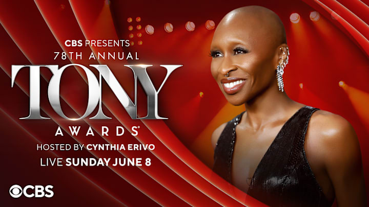 CBS, the American Theatre Wing and The Broadway League announced that Tony®, Emmy®, and GRAMMY® Award winner, and three-time Oscar® nominee Cynthia Erivo will host THE 78TH ANNUAL TONY AWARDS, which will honor the incredible artistry of the 2024-2025 Broadway season. This year’s ceremony will return to the legendary Radio City Music Hall in New York City, broadcasting LIVE to both coasts on Sunday, June 8 (8:00-11:00 PM, LIVE ET/5:00-8:00 PM, LIVE PT) on the CBS Television Network, and streaming