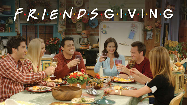 Fathom Events continues its celebration of Friends’ 25th anniversary by bringing eight Thanksgiving-themed episodes of the legendary series to movie theaters across the U.S. over two days November 24 at 7 p.m. and November 25 at 4 p.m. and 7 p.m. (all local times). Each day will feature four unique episodes that have been newly remastered in 4K from the original 35mm camera negative.. Image Courtesy Fathom Events / Warner Bros. Television 