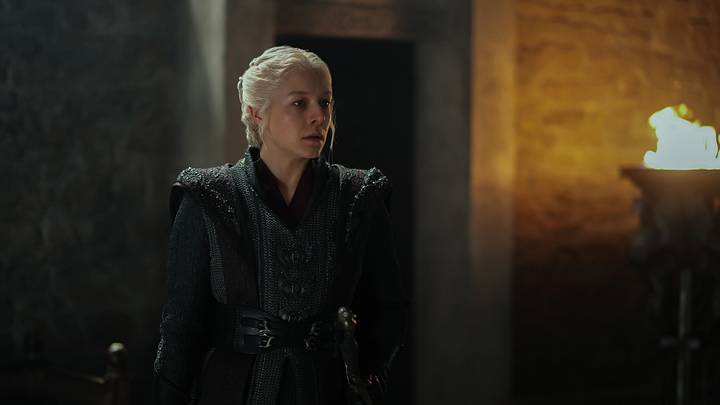 Emma D'Arcy (Rhaenyra Targaryen) in House of the Dragon season 3. 