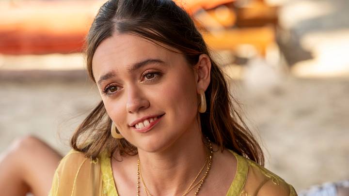 Aimee Lou Wood in The White Lotus season 3 on HBO Aimee Lou Wood in The White Lotus season 3 on HBO