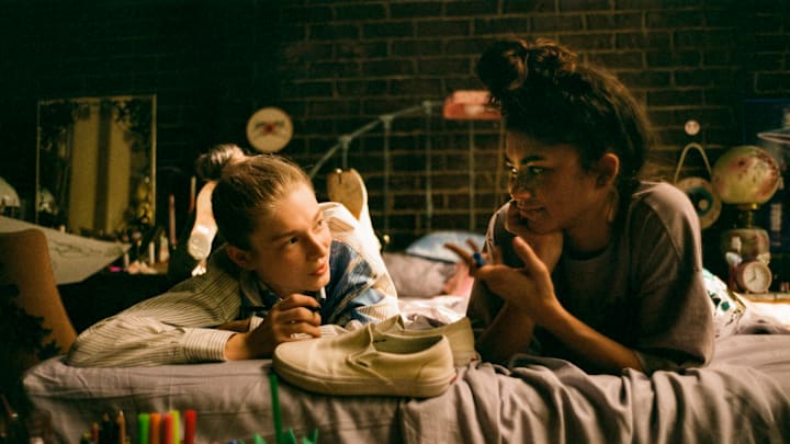 Zendaya and Hunter Schafer in Euphoria special episode
