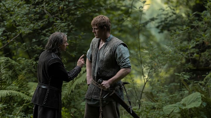 Tom Vaughan-Lawlor (Plummer) and Peter Claffey (Dunk) in A Knight of the Seven Kingdoms. Courtesy of Steffan Hill/HBO. Tom Vaughan-Lawlor (Plummer) and Peter Claffey (Dunk) in A Knight of the Seven Kingdoms. Courtesy of Steffan Hill/HBO.