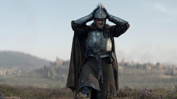 Tom Bennett (Ulf) in House of the Dragon season 3 episode 8. Photograph by Theo Whiteman/HBO. Tom Bennett (Ulf) in House of the Dragon season 3 episode 8. Photograph by Theo Whiteman/HBO.