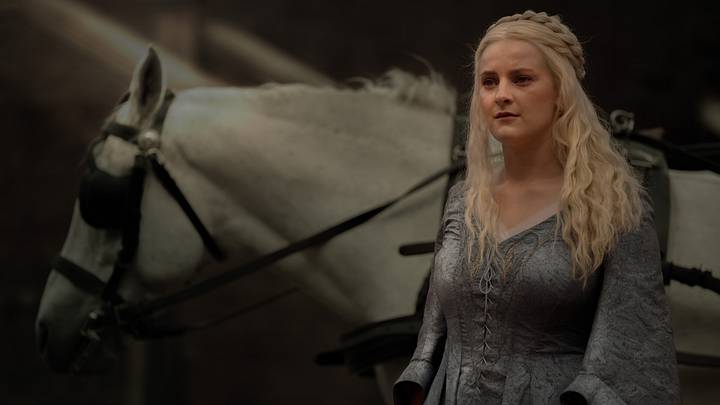 Phia Saban as Helaena Targaryen in House of the Dragon season 3 episode 7. Photograph by Ollie Upton/HBO. Phia Saban as Helaena Targaryen in House of the Dragon season 3 episode 7. Photograph by Ollie Upton/HBO.