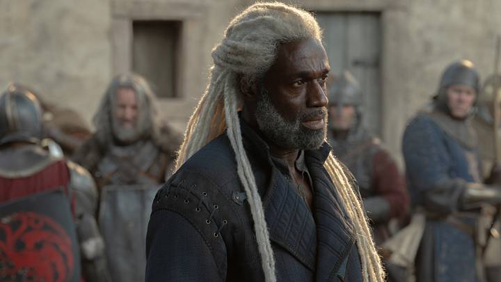 Steve Toussaint (Corlys Velaryon) in House of the Dragon season 3 episode 8.