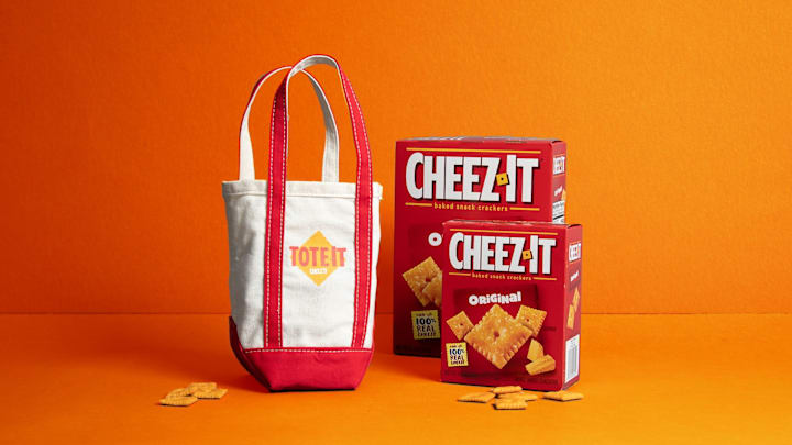NEW Cheez-It Mini Cheez-Tote is this fall’s hottest accessory. Image Credit to Cheez-It. 