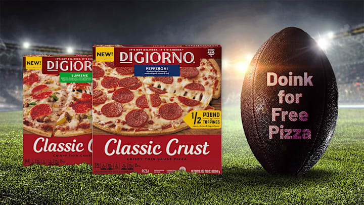 Score Free Pizza from DIGIORNO During the Big Game. Image Credit to Digiorno. 