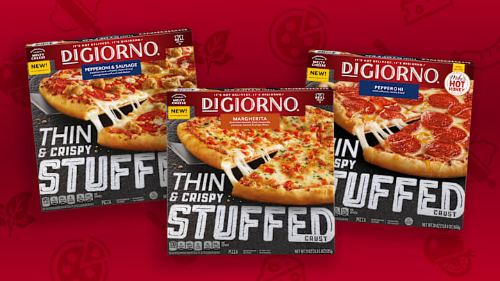 DIGIORNO Thin and Crispy STUFFED Crust Pizza Varieties