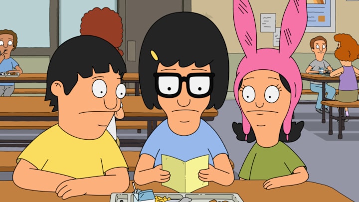 BOB'S BURGERS: Louise trains Tina to be the last student standing during an all-out cheese throwing battle against the other eighth graders. Meanwhile, Bob and Teddy teach Linda how to successfully eavesdrop on customers' conversations without getting caught on the all-new "Don't Stop Be-Cheesin" episode of BOB'S BURGERS airing Sunday, Nov 3 (9:00-9:30 PM ET/PT) on FOX. BOB’S BURGERS © 2024 by 20th Television