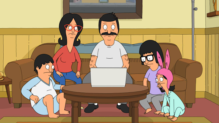 BOB'S BURGERS: Linda enlists the family to make a video for her parents' anniversary in the "Poops!... I DidnÕt Do It AgainÓ episode of BOBÕS BURGERS airing Sunday, May 3 (9:00-9:30 PM ET/PT) on FOX. BOBÕS BURGERS © 2020 by Twentieth Century Fox Film Corporation.